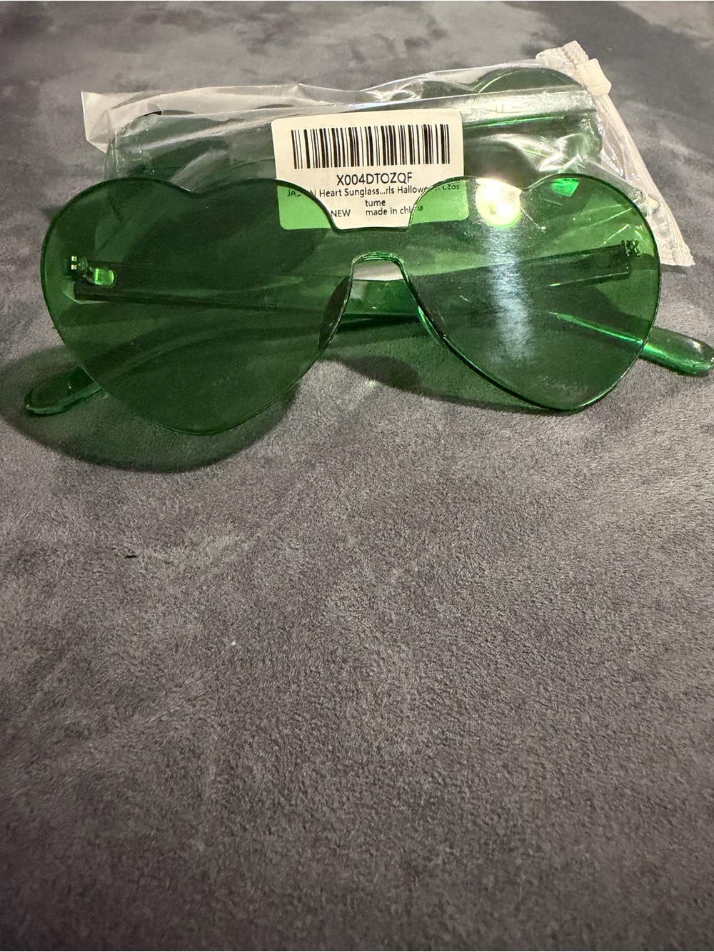 Green Heart Aviator Sunglasses - Women Accessories